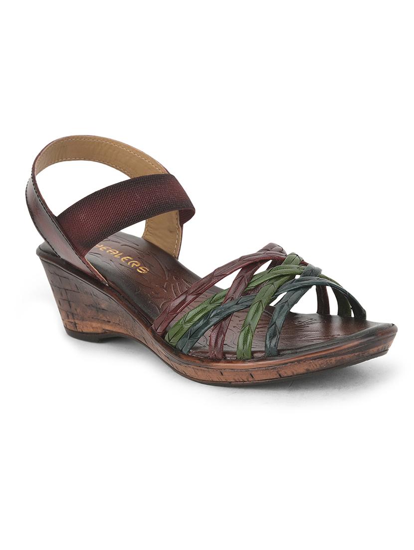 women solid back strap wedges - 22030145 -  Zoom Image - 0