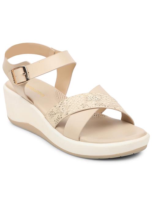 women solid back strap wedges - 22030148 - Standard Image - 0
