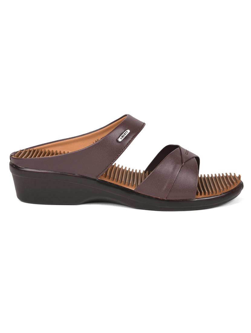 women solid slip on wedge - 22030151 - Standard Image - 1