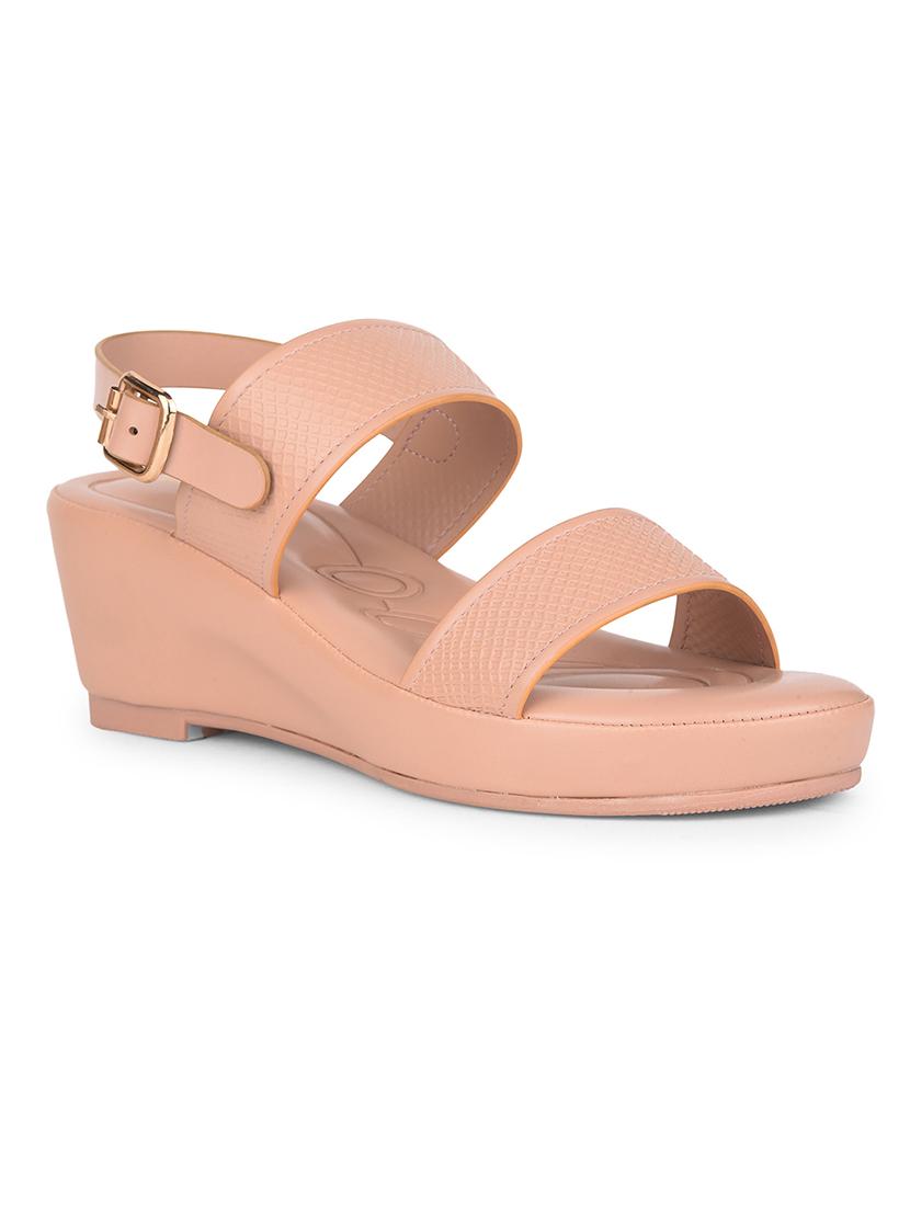women solid back strap wedges - 22030162 - Zoom Image - 0