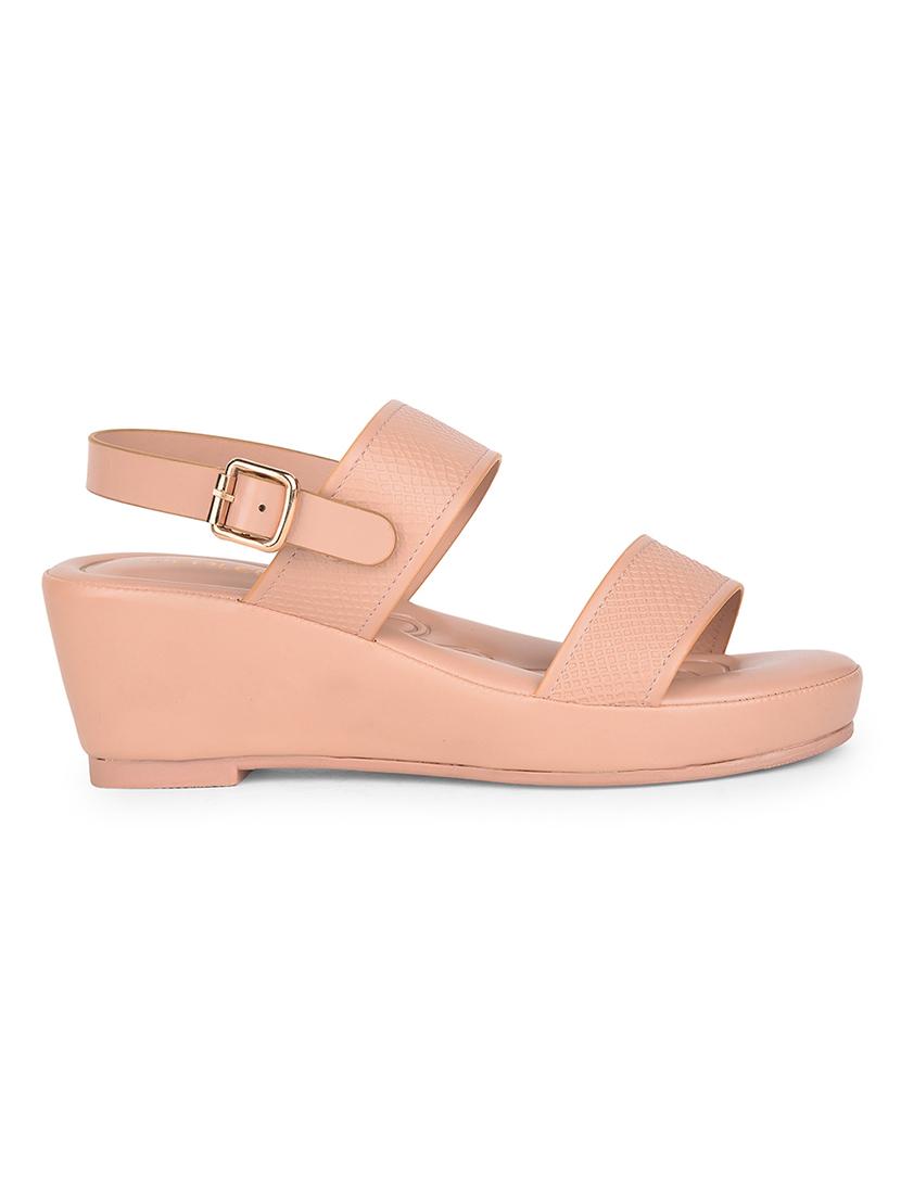 women solid back strap wedges - 22030162 - Standard Image - 1