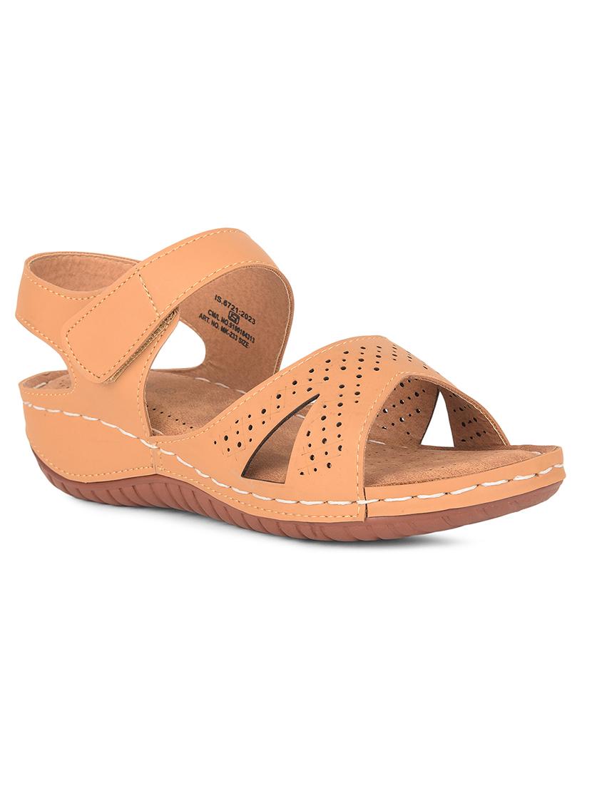 women solid back strap wedge - 22030165 - Standard Image - 1