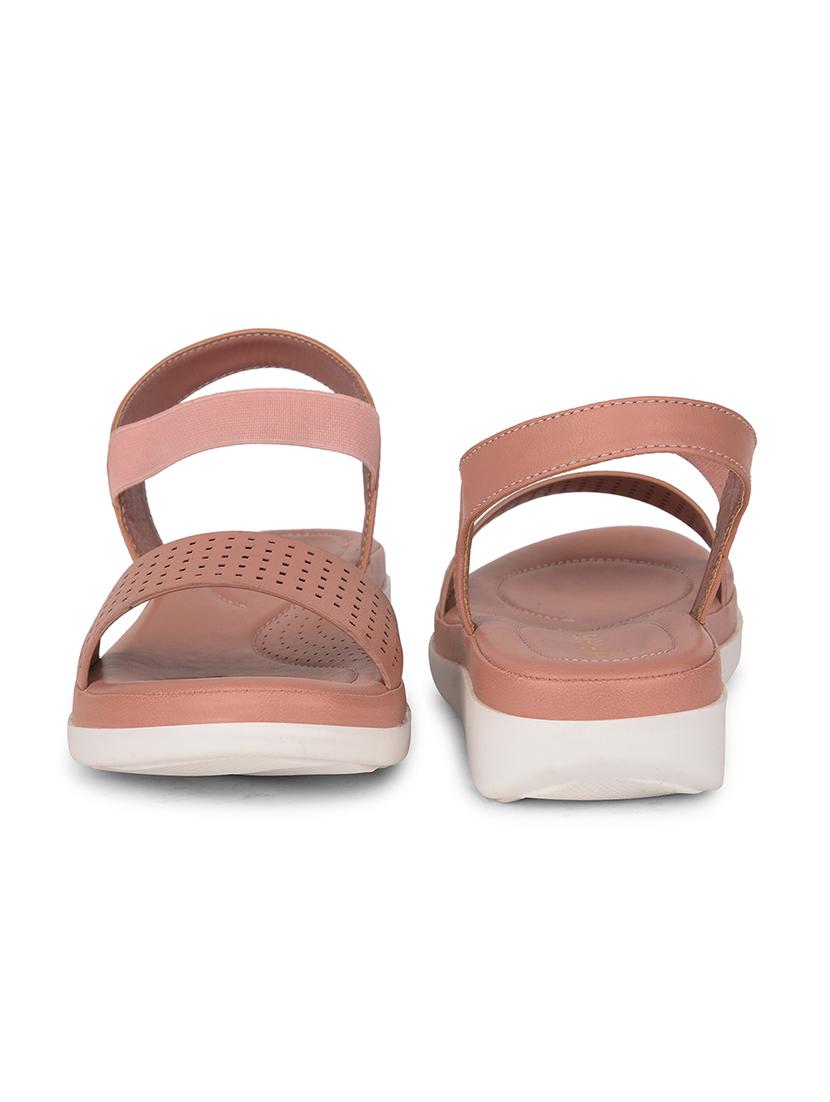 women solid back strap wedges - 22030166 - Standard Image - 4