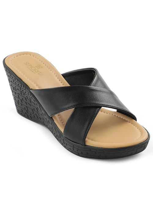women solid slip on wedge - 22030170 - Standard Image - 0