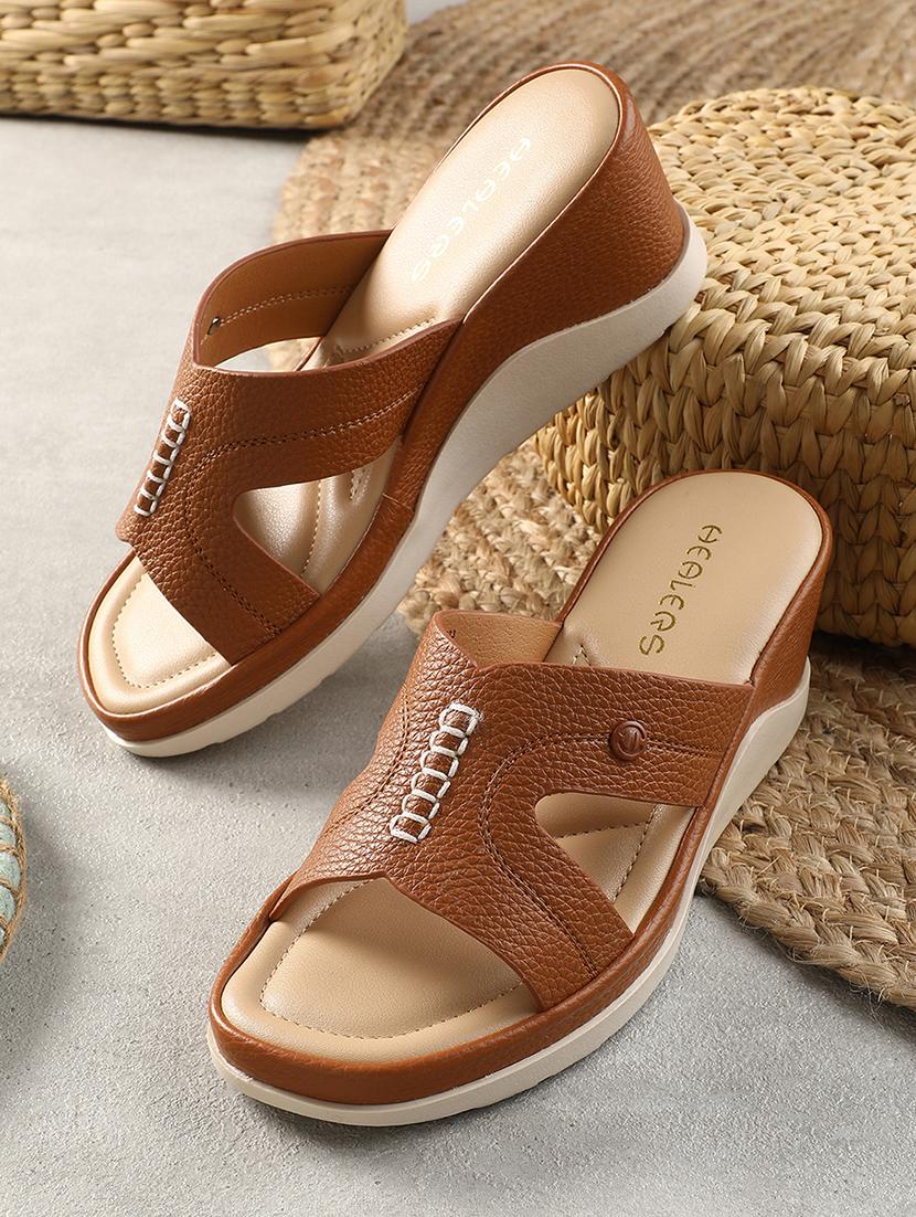 women solid slip on wedges - 22030174 -  Zoom Image - 0