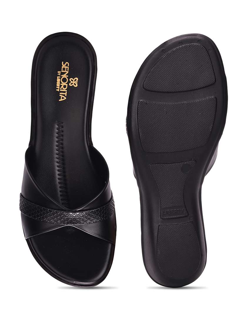 women solid slip on wedge - 22030176 -  Standard Image - 4