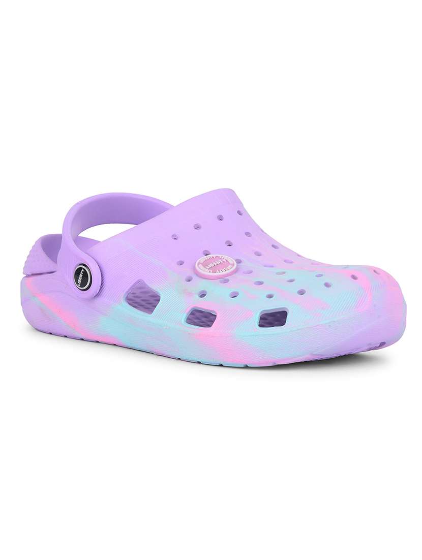 women printed slip on clogs - 22030179 -  Standard Image - 1