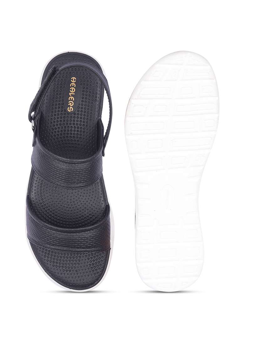 women solid back strap wedges - 22030184 -  Standard Image - 4