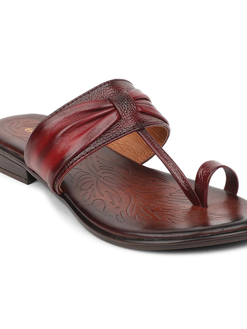 women solid slip on flat sandal - 22030192 - Standard Image - 4
