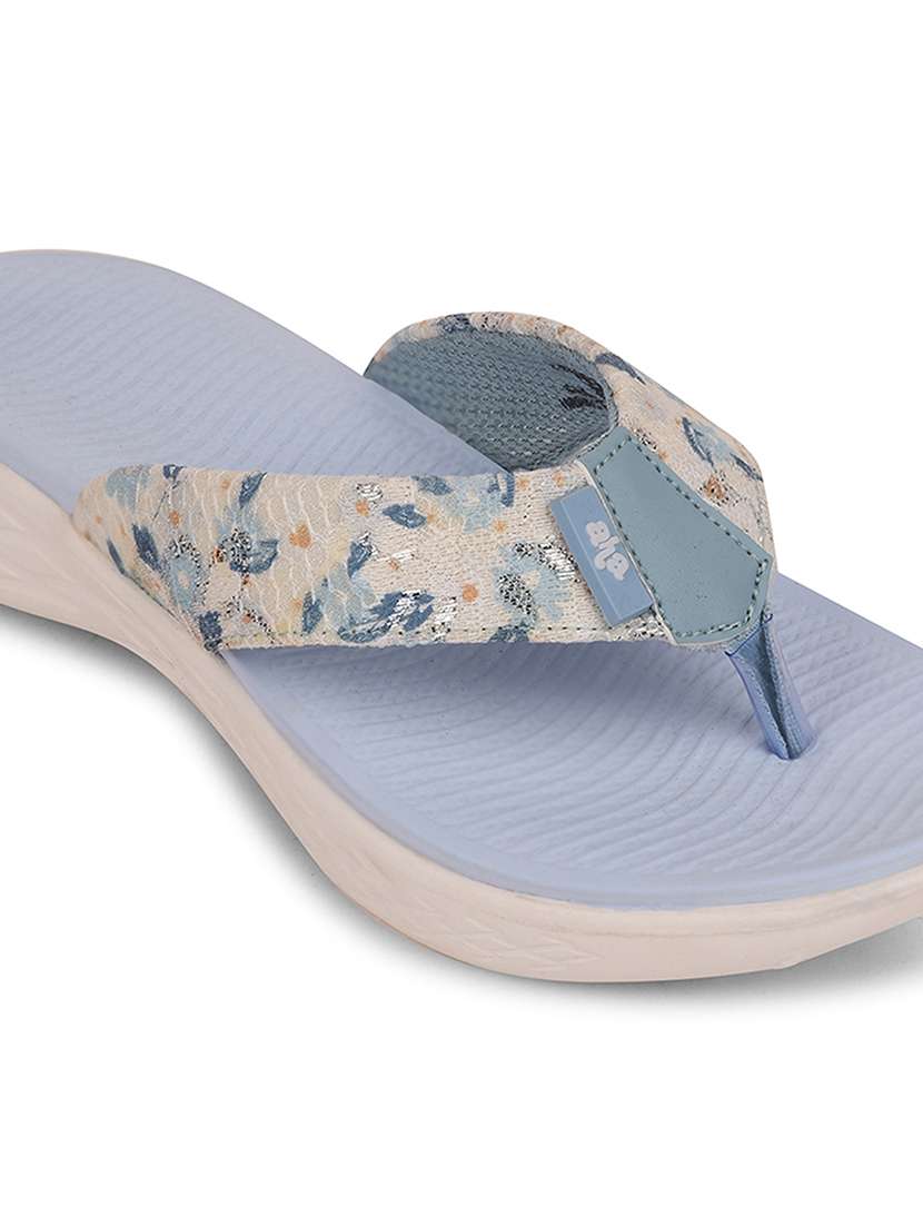 women printed slip on flip flop - 22030198 -  Standard Image - 4