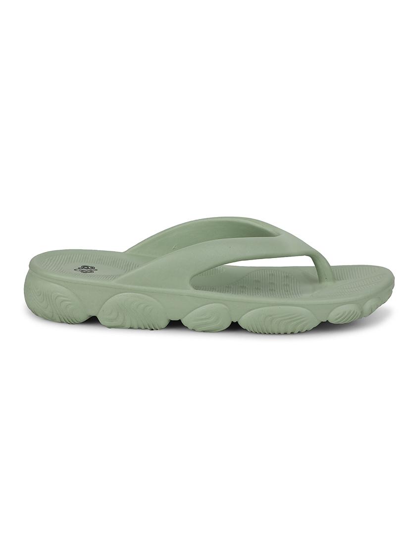 green eva round toe flip flops - 22030201 -  Standard Image - 1