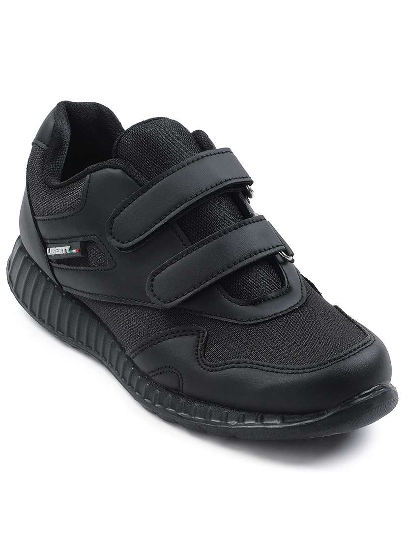 kids solid velcro unfiorm shoes - 22030236 -  Standard Image - 1
