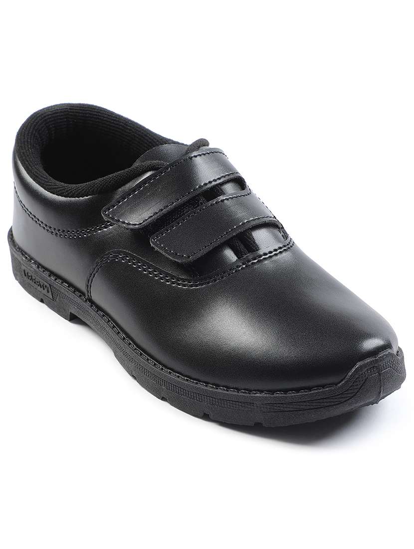 boys solid velcro uniform shoes - 22030254 -  Standard Image - 1