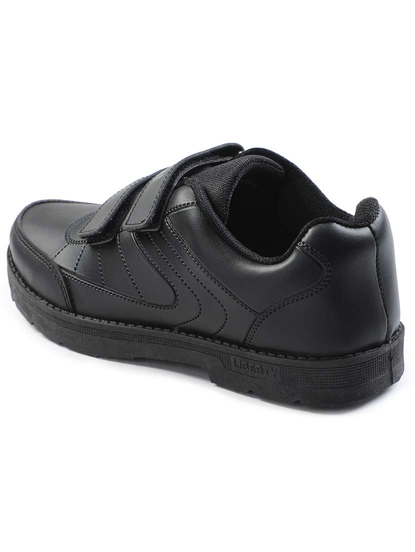 boys solid velcro uniform shoes - 22030260 -  Standard Image - 1