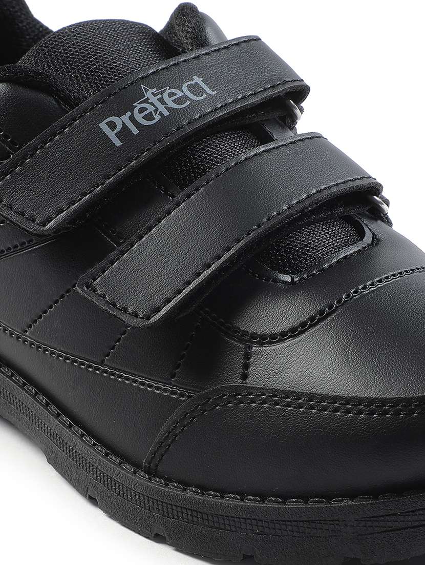 boys solid velcro uniform shoes - 22030260 -  Standard Image - 4