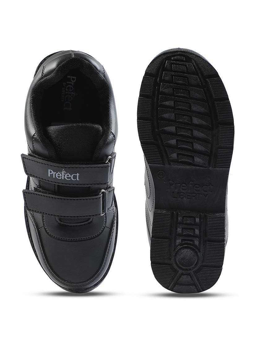 boys solid velcro uniform shoes - 22030262 -  Standard Image - 4