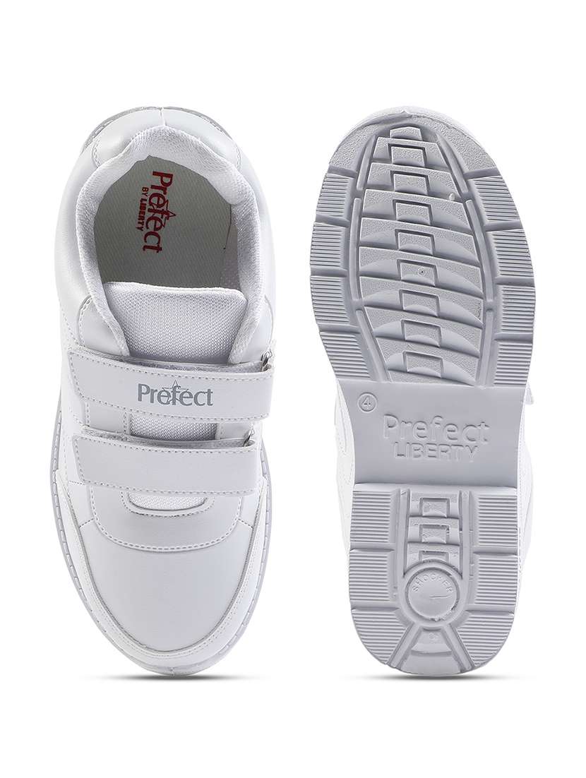 boys solid velcro uniform shoes - 22030266 -  Standard Image - 4