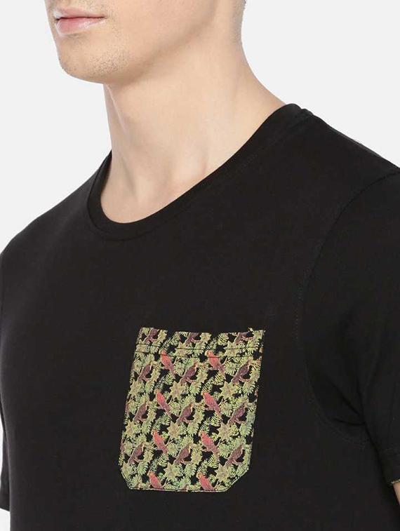 men placement print short sleeve regular fit t-shirt - 22030274 - Standard Image - 4