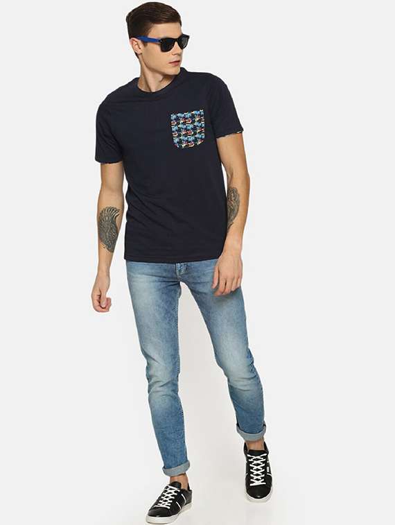 men pack of 3 printed short sleeve t-shirt - 22030282 -  Standard Image - 4