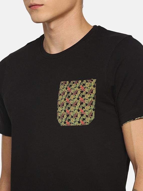 men pack of 5 printed short sleeve t-shirt - 22030284 - Standard Image - 4