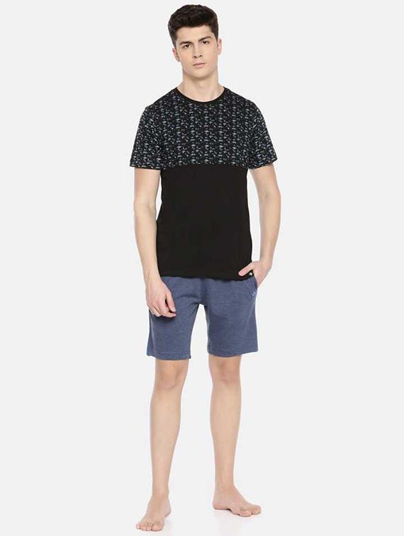 men chest print short sleeve regular fit t-shirt - 22030285 - Standard Image - 4