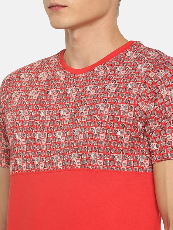 men pack of 5 printed short sleeve t-shirt - 22030295 - Standard Image - 4