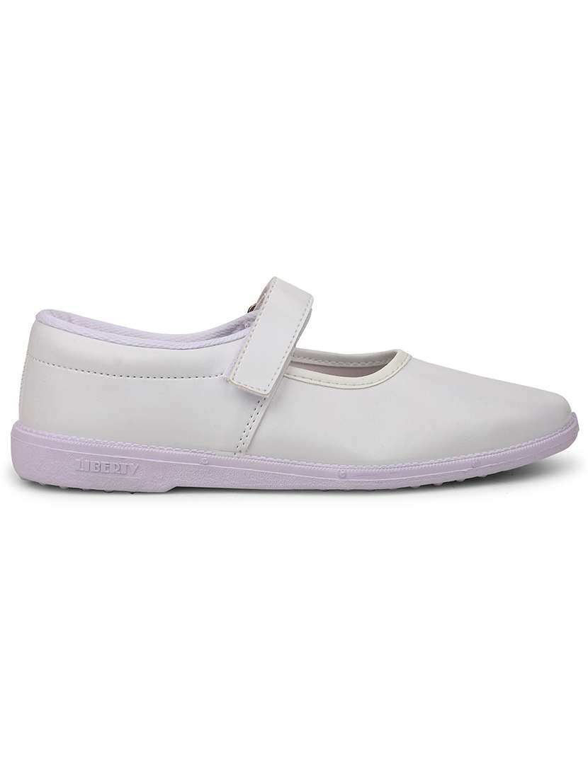 girls solid buckle unfiorm shoes - 22030318 -  Standard Image - 1