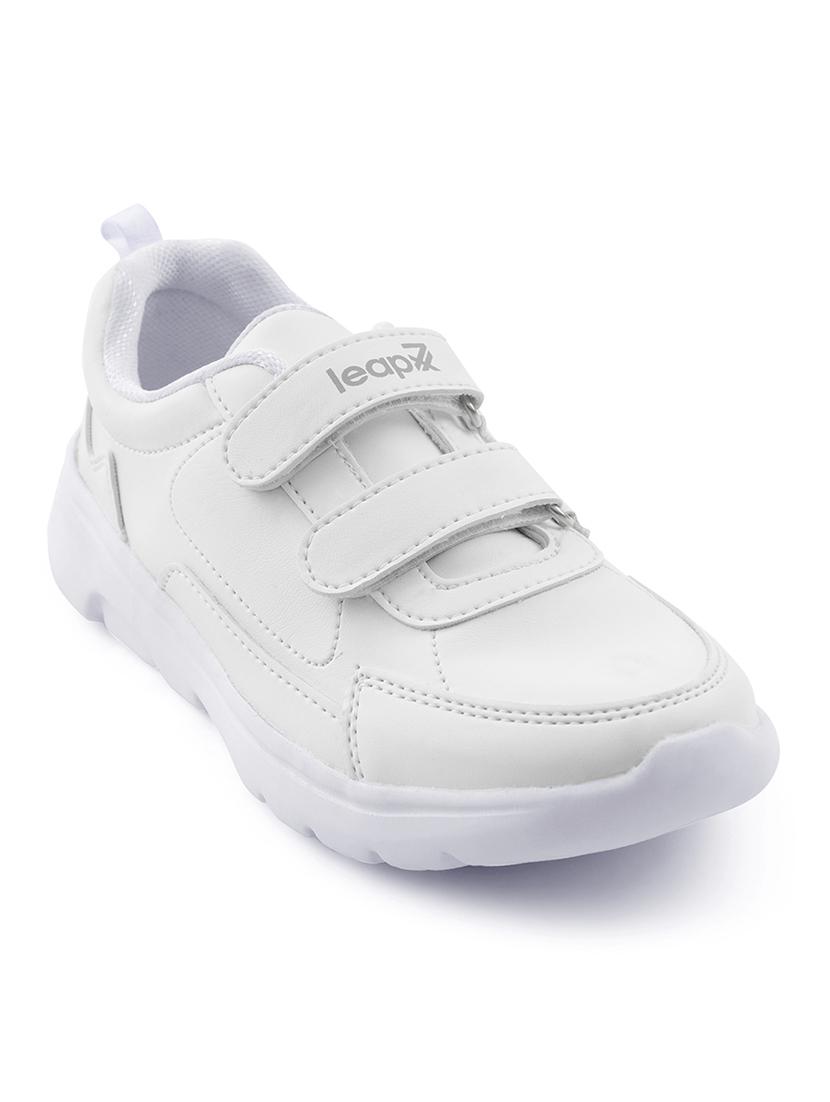 boys solid velcro uniform shoes - 22030333 - Standard Image - 1