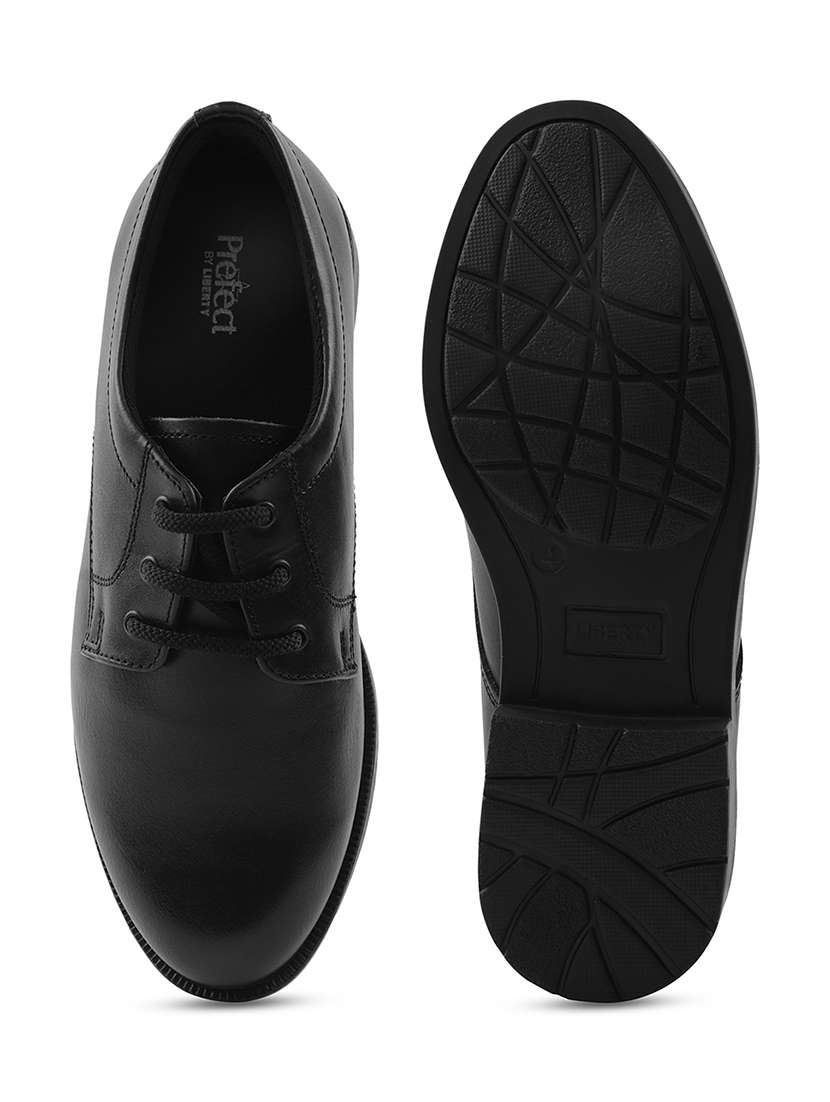 boys solid lace up uniform shoes - 22030361 -  Standard Image - 4