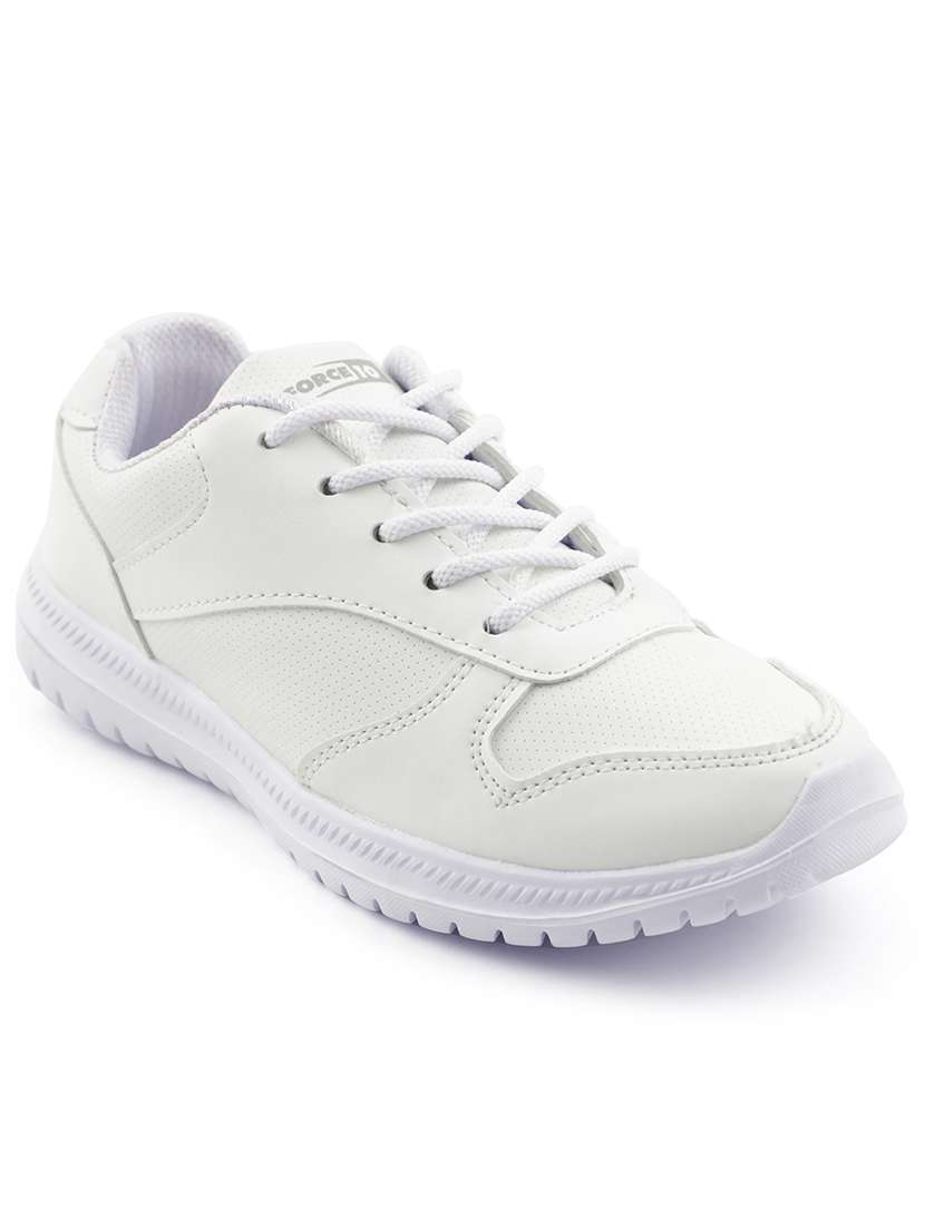 kids solid lace up uniform shoes - 22030371 -  Standard Image - 1