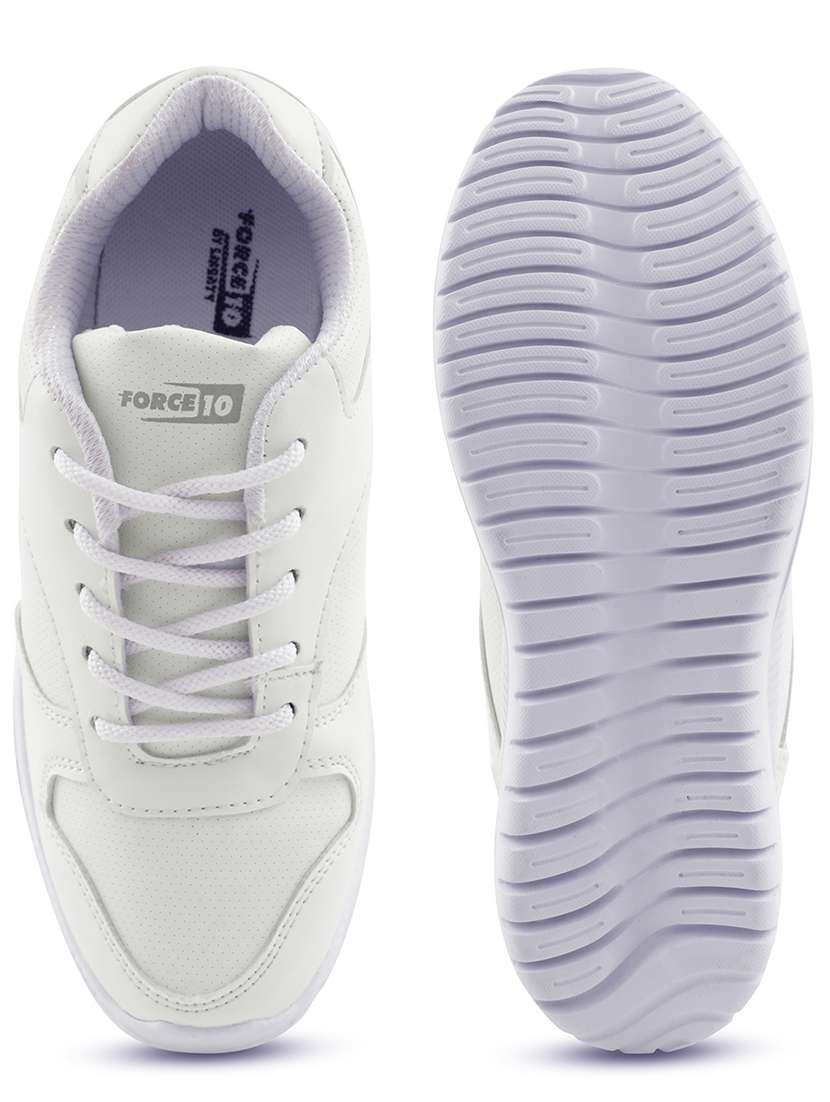 kids solid lace up uniform shoes - 22030371 -  Standard Image - 4