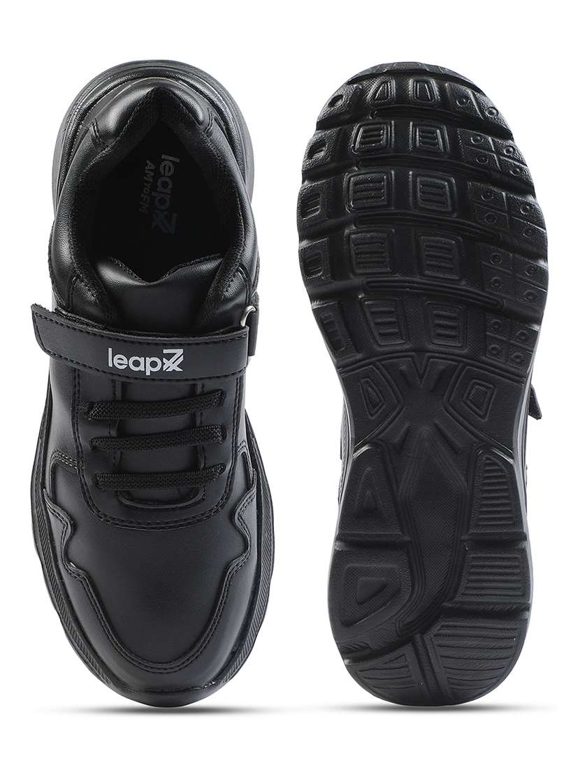 boys solid velcro uniform shoes - 22030378 -  Standard Image - 4
