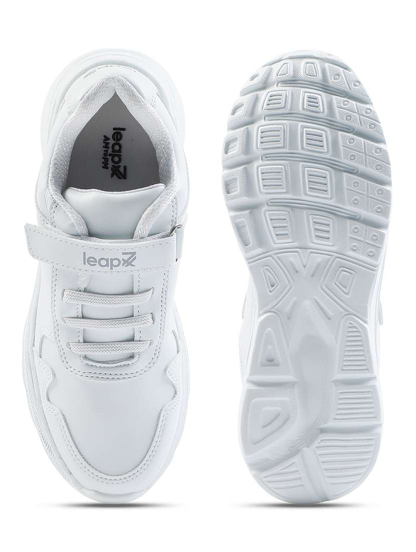 boys solid velcro uniform shoes - 22030379 -  Standard Image - 4