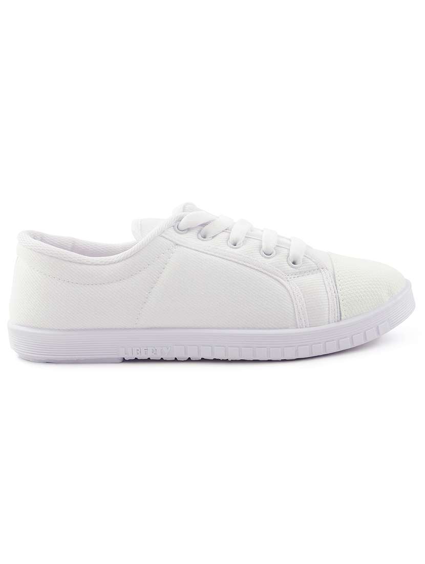 boys solid lace up uniform shoes - 22030392 -  Standard Image - 1