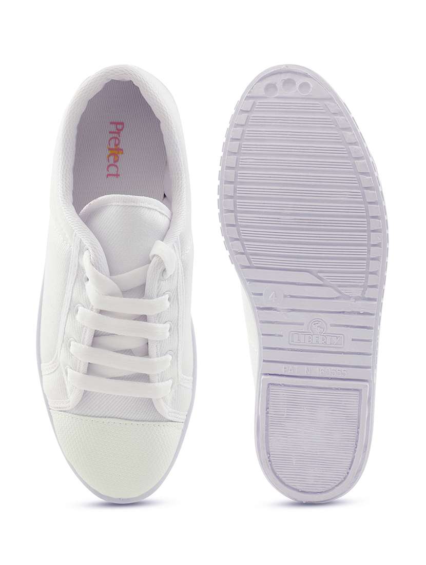 boys solid lace up uniform shoes - 22030394 -  Standard Image - 4