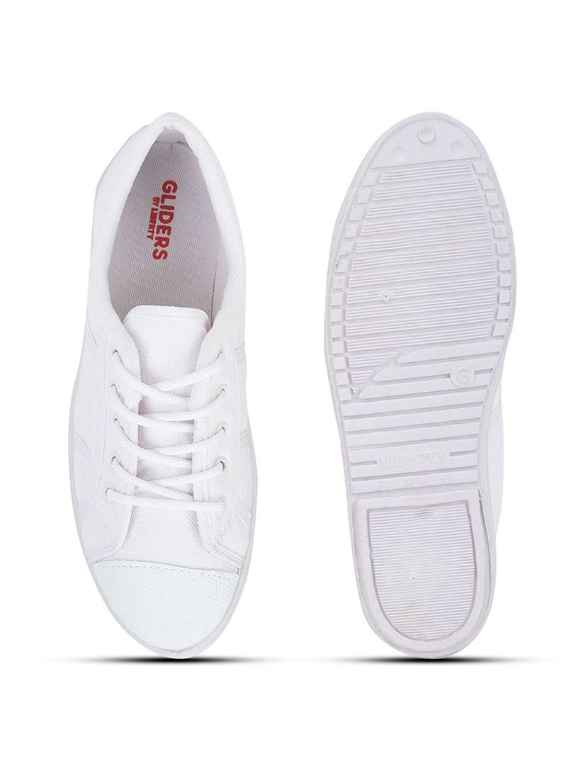 boys solid lace up uniform shoes - 22030398 -  Standard Image - 4