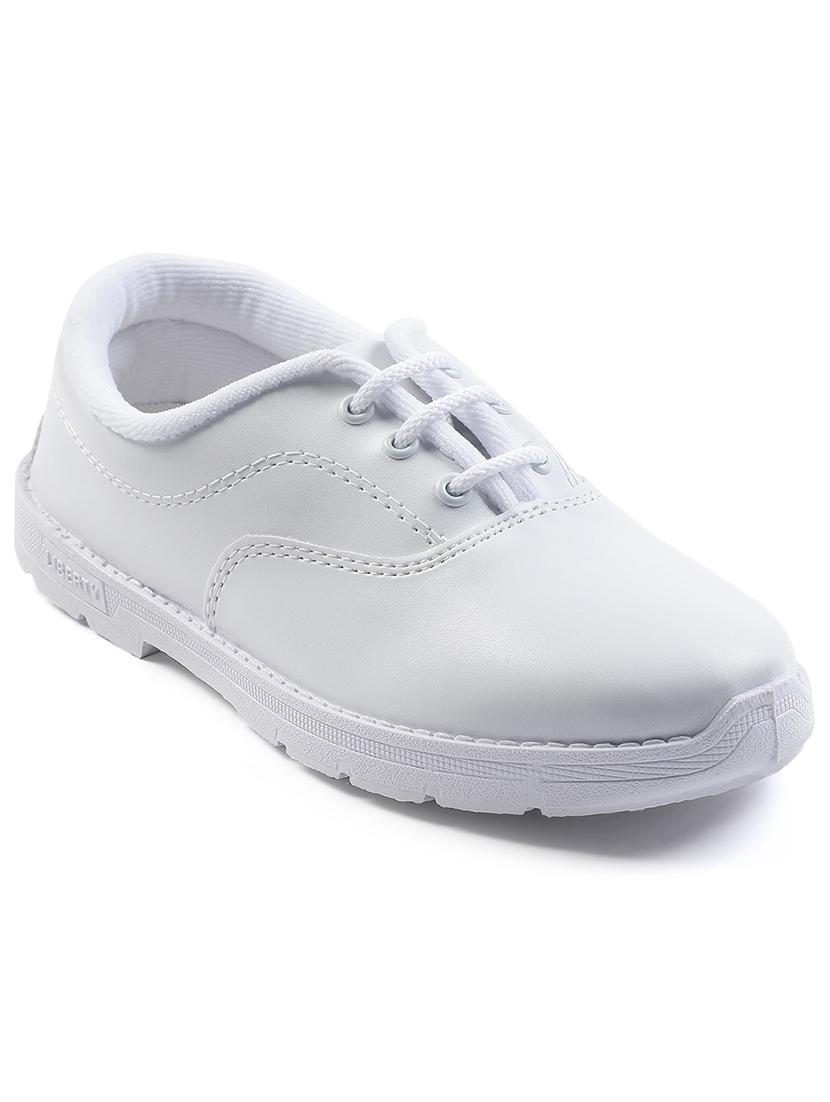 kids solid lace up unfiorm shoes - 22030400 - Standard Image - 1