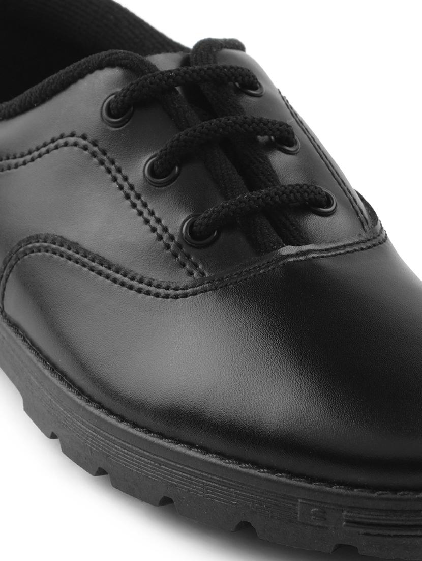 kids solid lace up unfiorm shoes - 22030410 - Standard Image - 4
