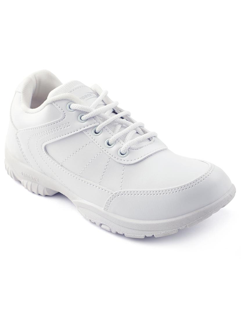 kids solid lace up uniform shoes - 22030419 - Standard Image - 1