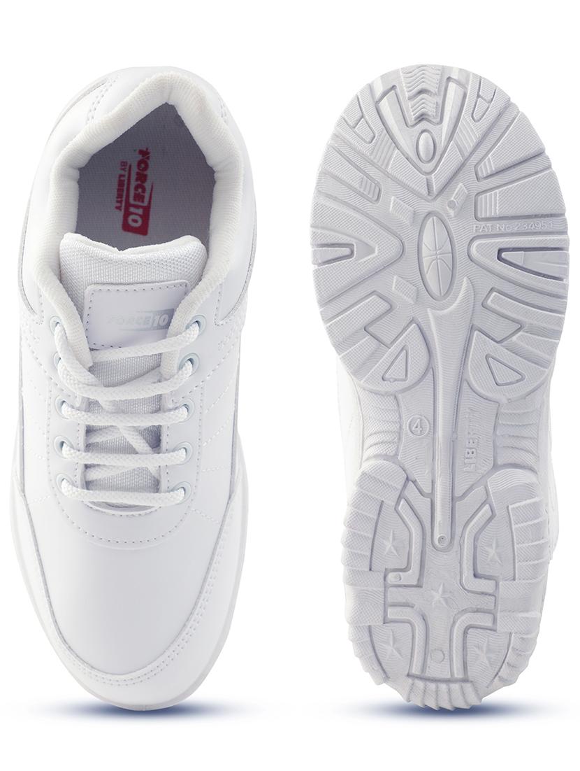kids solid lace up uniform shoes - 22030422 - Standard Image - 4