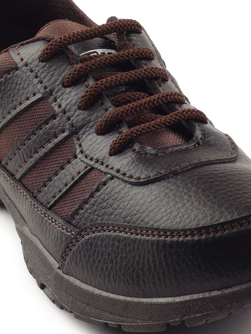 kids solid lace up shoes - 22030425 -  Standard Image - 4