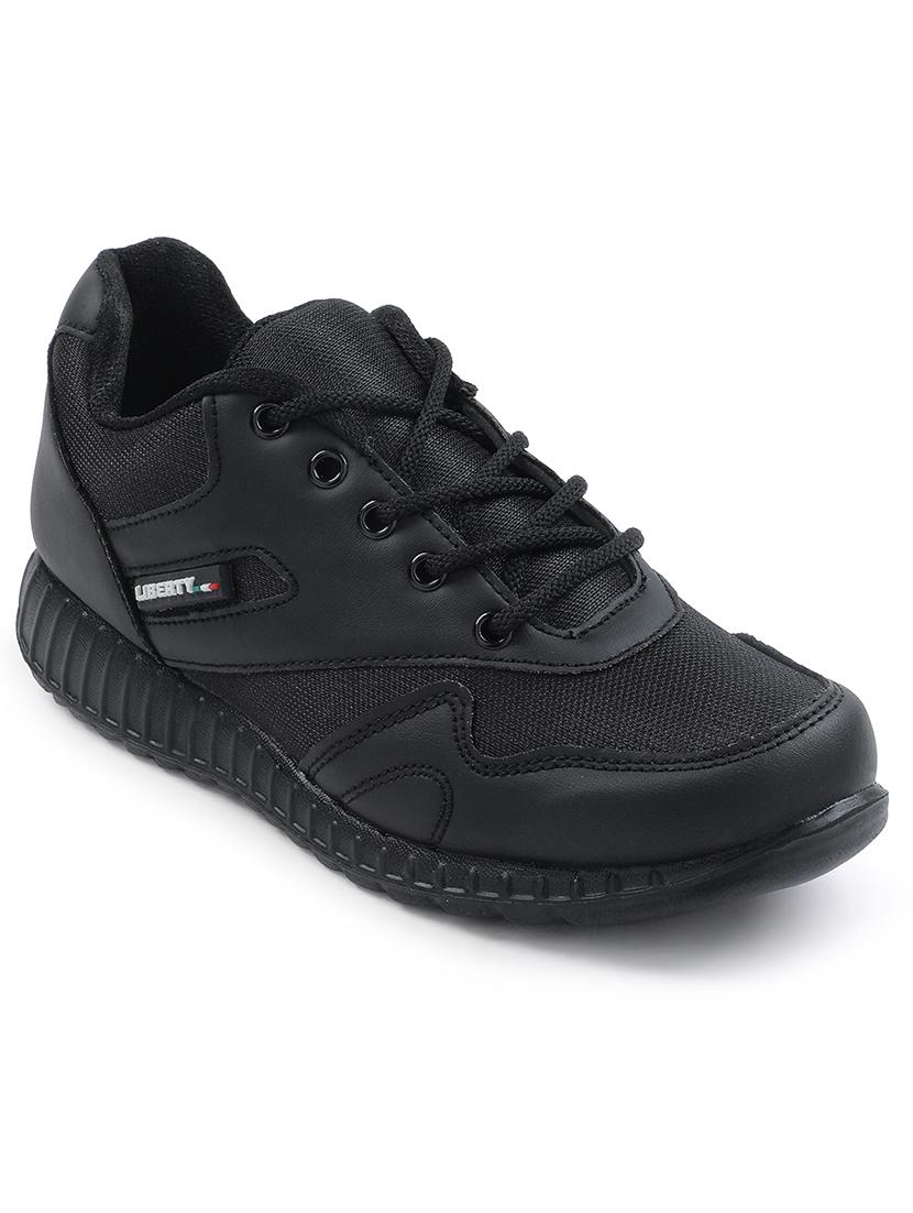 kids solid lace up uniform shoes - 22030428 - Standard Image - 1