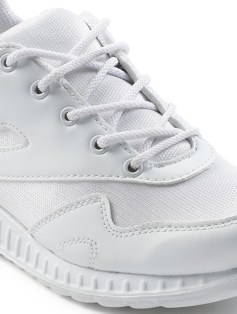 kids solid lace up uniform shoes - 22030433 - Standard Image - 4