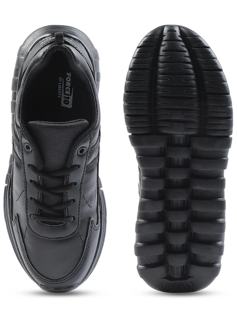 kids solid lace up uniform shoes - 22030440 - Standard Image - 4