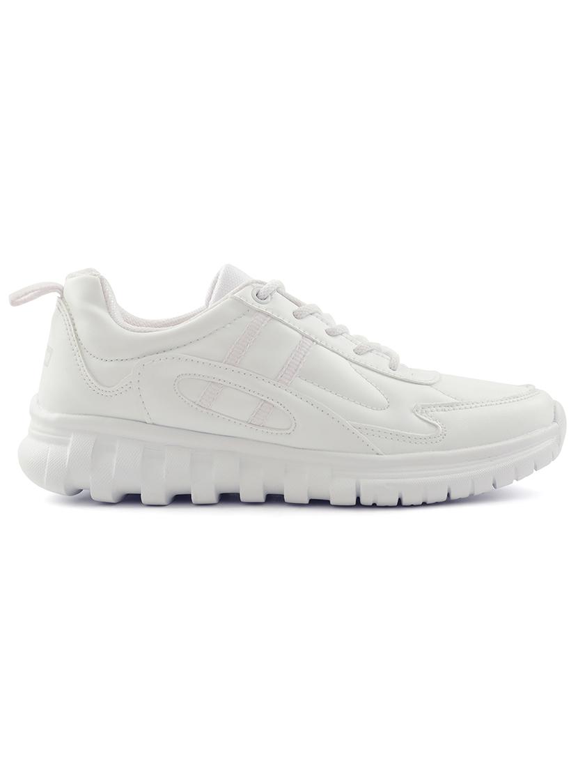 kids solid lace up uniform shoes - 22030443 -  Standard Image - 1