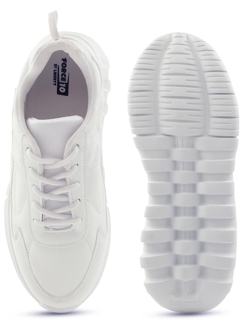 kids solid lace up uniform shoes - 22030443 - Standard Image - 4
