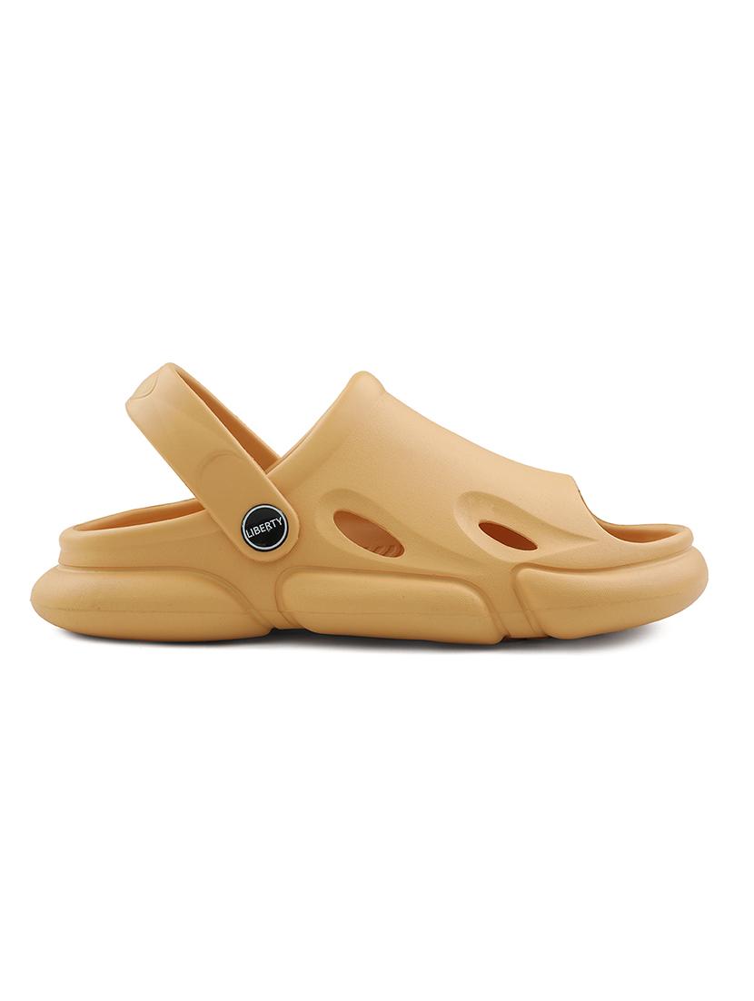 kids beige solid clog - 22030450 -  Standard Image - 1