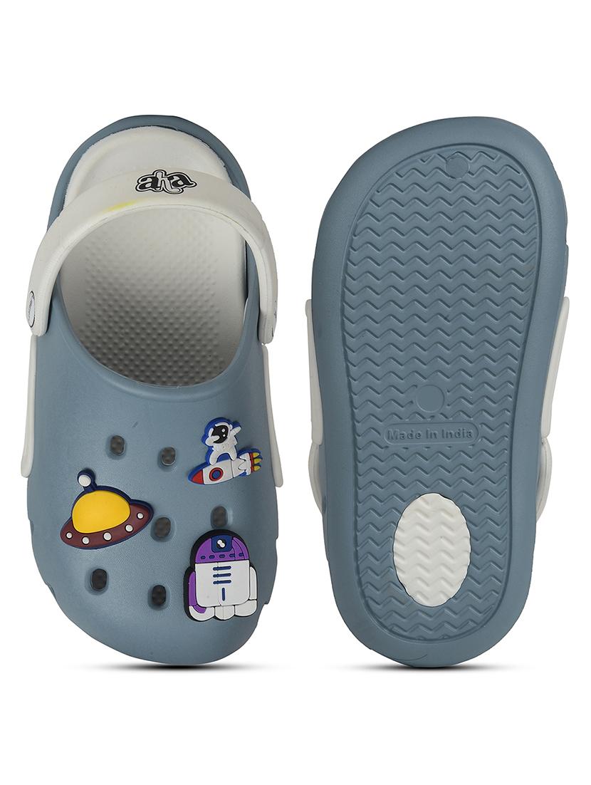 kids solid casual clogs - 22030472 -  Standard Image - 1
