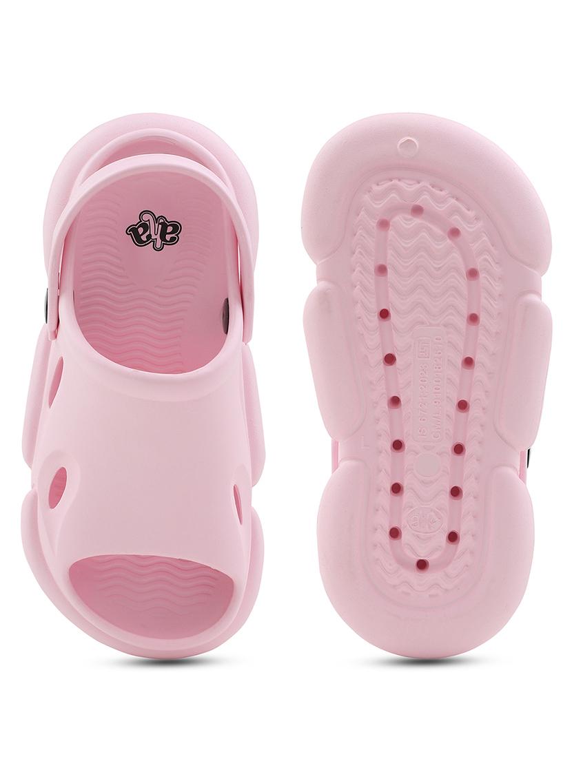 girls pink solid clogs - 22030477 - Standard Image - 4