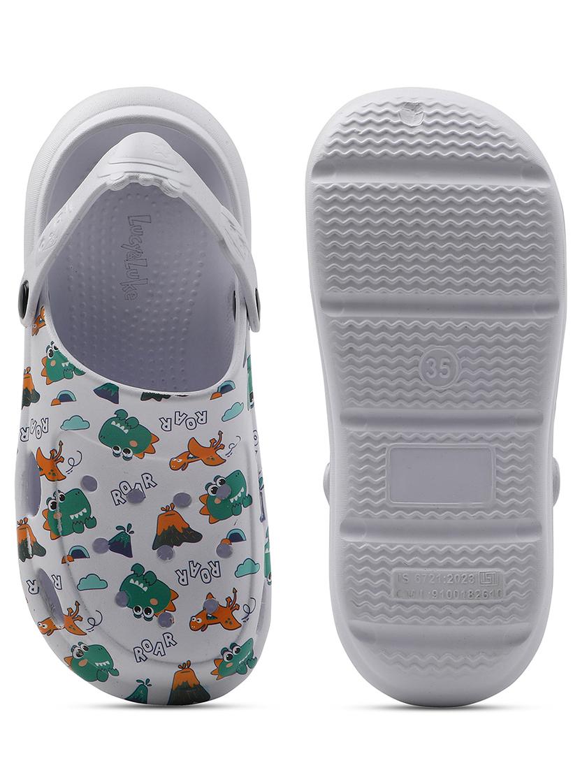 boys printed slip on clogs - 22030480 - Standard Image - 4